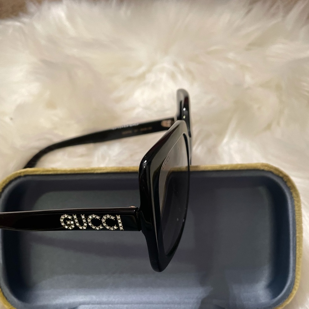 Gucci rhinestone sunglasses